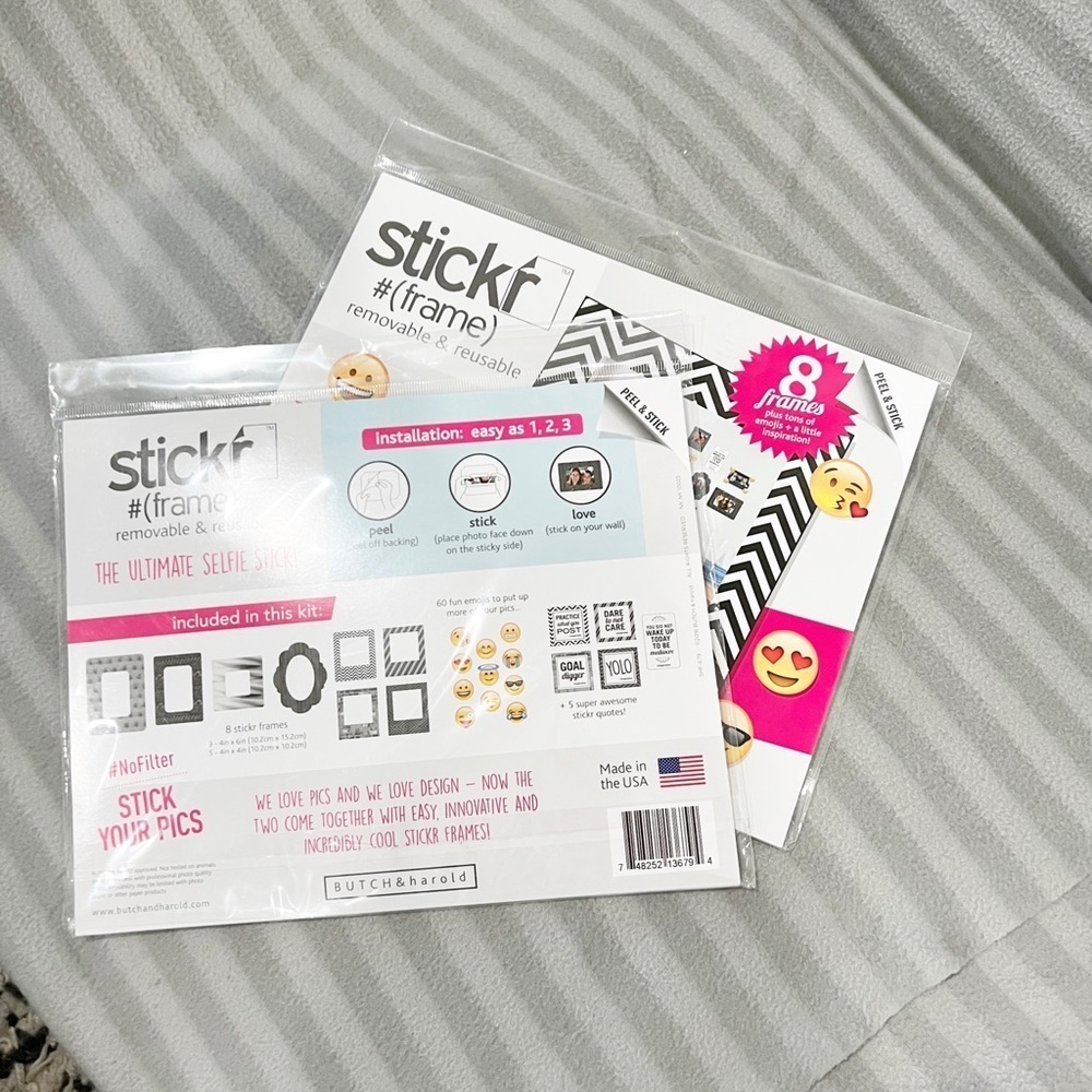 🖼 Peel-off backing Sticker Frames - NWT - Picture 6 of 6